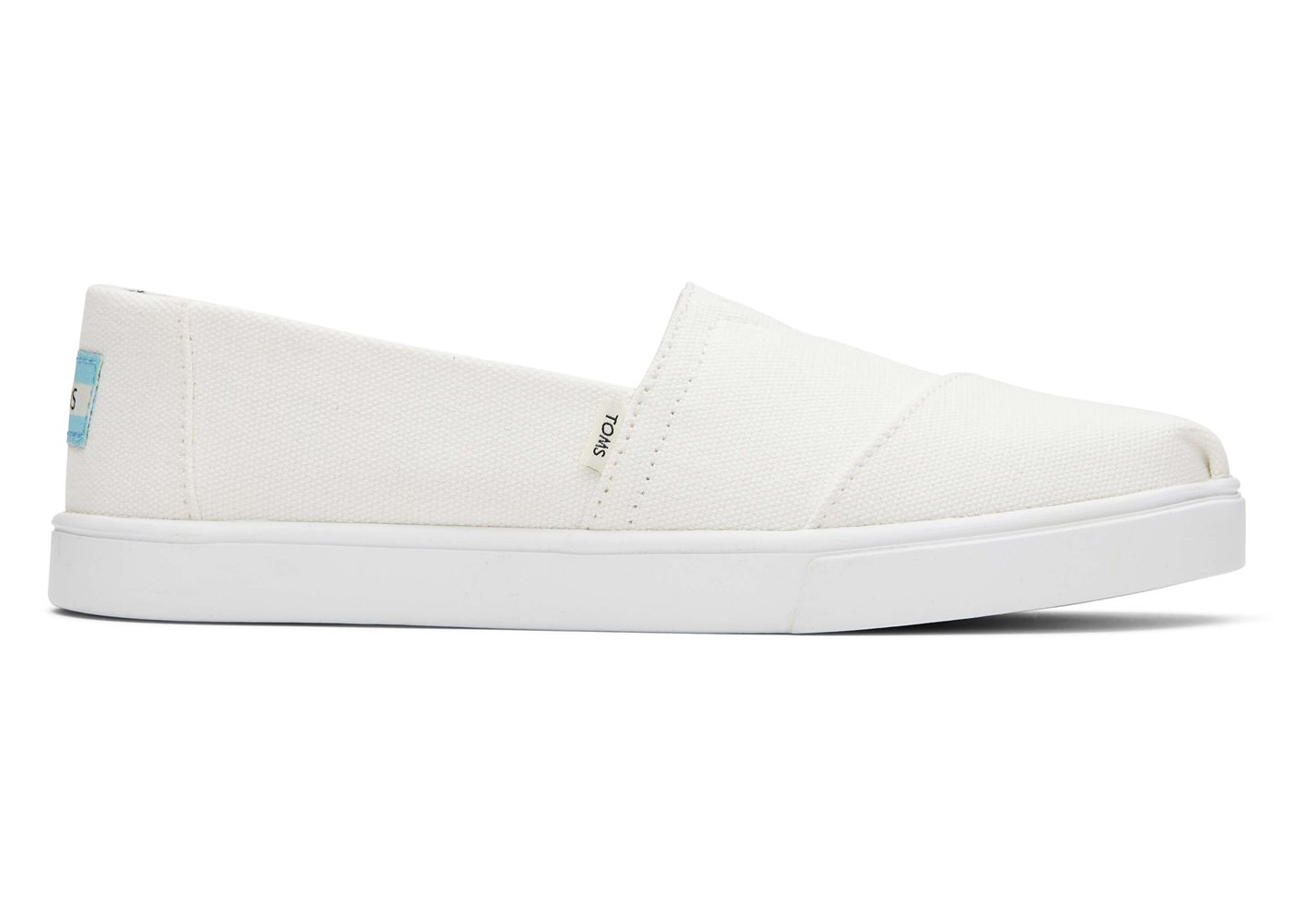 Toms Espadryle Damskie Białe - Alpargata Cupsole Slip On - 59RIMBXTV